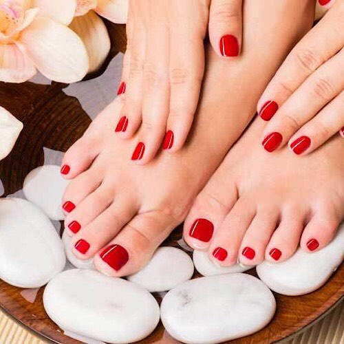 NOIRE THE NAIL BAR - Special Combo: Basic Manicure and Pedicure for $57